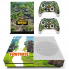 Fortnite battle royale decal skin sticker for Xbox One S console and controllers