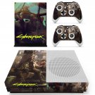 Cyberpunk decal skin sticker for Xbox One S console and controllers
