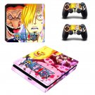 Onepiece decal skin sticker for PS4 Slim console and controllers