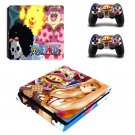 Onepiece decal skin sticker for PS4 Slim console and controllers