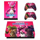 Fortnite decal skin sticker for Xbox One X console and controllers