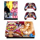 Onepiece decal skin sticker for Xbox One X console and controllers