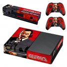 Red Dead Redemption 2 decal skin sticker for Xbox One console and controllers