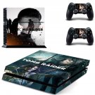 Tomb Raider decal skin sticker for PS4 console and controllers