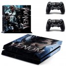 Venom decal skin sticker for PS4 console and controllers
