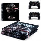 Venom decal skin sticker for PS4 console and controllers