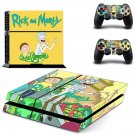 Rick and Morty decal skin sticker for PS4 console and controllers