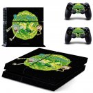 Rick and Morty decal skin sticker for PS4 console and controllers