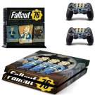 Fallout 76 decal skin sticker for PS4 console and controllers