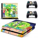 Rick and Morty decal skin sticker for PS4 console and controllers