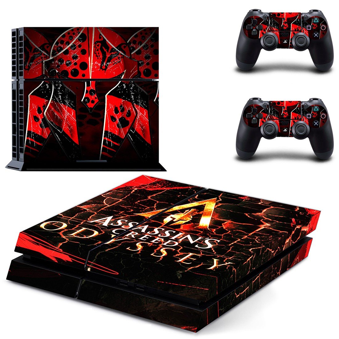 Assassins Creed Odyssey decal skin sticker for PS4 console and controllers