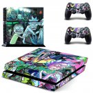 Rick and Morty decal skin sticker for PS4 console and controllers