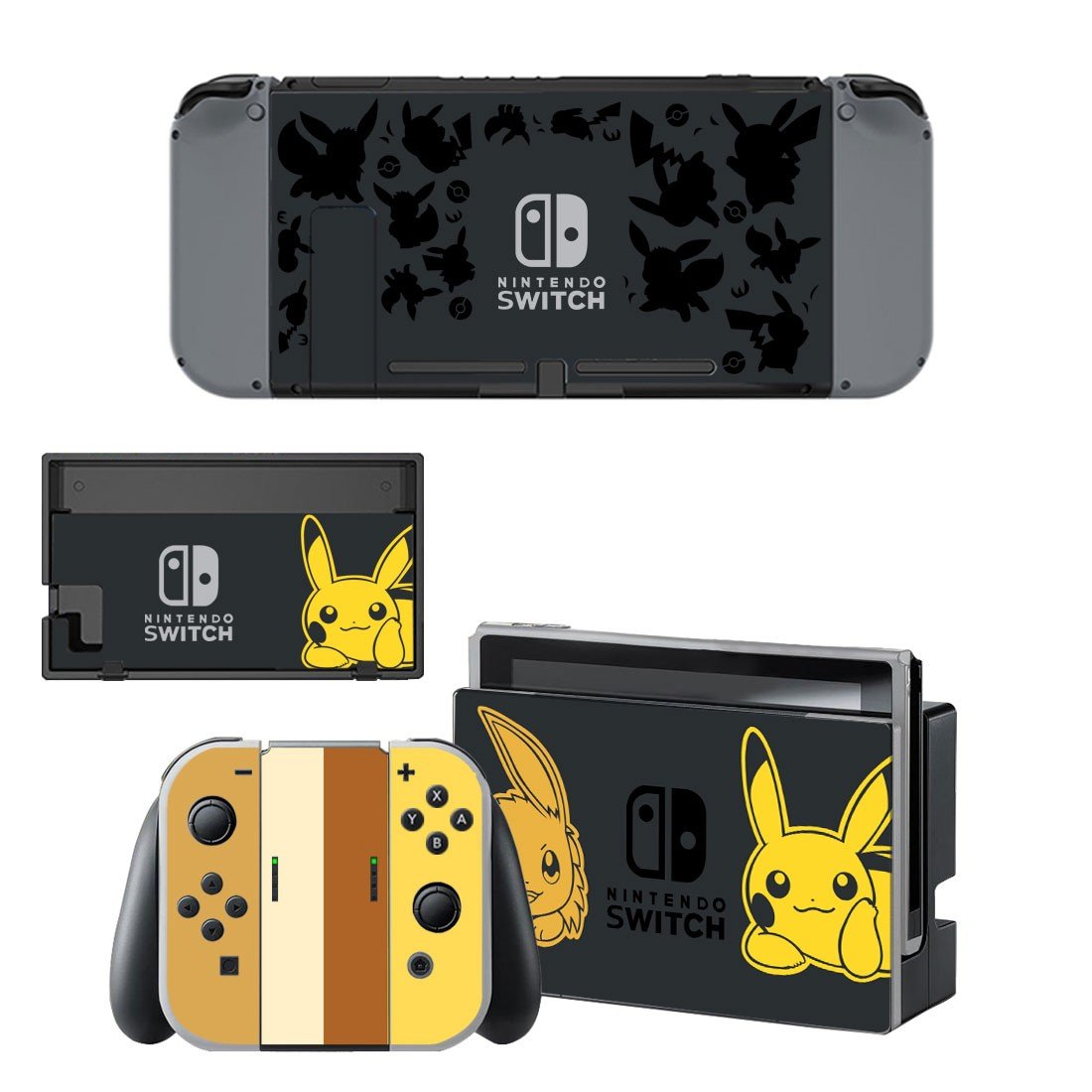 Pokemon go decal skin sticker for Nintendo Switch console and controllers