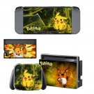 Pokemon go pikachu decal skin sticker for Nintendo Switch console and controllers
