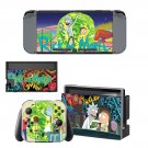 Rick and Morty decal skin sticker for Nintendo Switch console and controllers