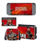 Red Dead Redemption 2 decal skin sticker for Nintendo Switch console and controllers
