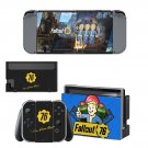 Fallout 76 decal skin sticker for Nintendo Switch console and controllers