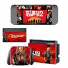 Red Dead Redemption 2 decal skin sticker for Nintendo Switch console and controllers