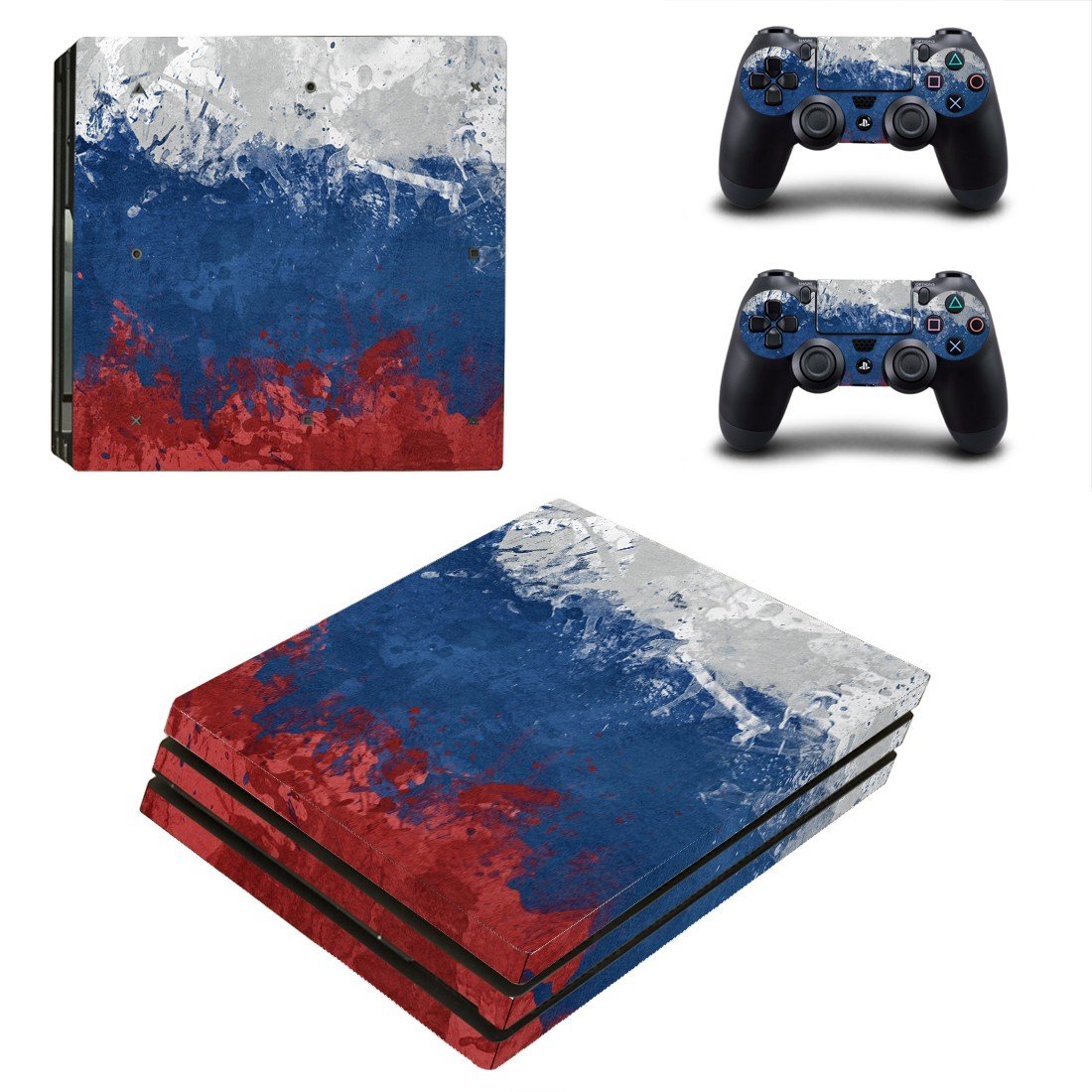 Painted Picturedecal skin sticker for PS4 Pro console and controllers