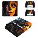 Tomb Raider decal skin sticker for PS4 Pro console and controllers