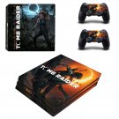 Tomb Raider decal skin sticker for PS4 Pro console and controllers