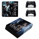 Venom decal skin sticker for PS4 Pro console and controllers