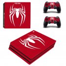 Spider Man decal skin sticker for PS4 Pro console and controllers