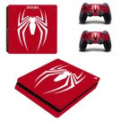 Spider Man decal skin sticker for PS4 Slim console and controllers