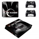 Tomb Raider decal skin sticker for PS4 Slim console and controllers