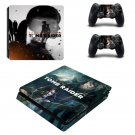 Tomb Raider decal skin sticker for PS4 Slim console and controllers
