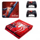Spider Man decal skin sticker for PS4 Slim console and controllers
