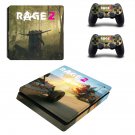 Rage 2 decal skin sticker for PS4 Slim console and controllers