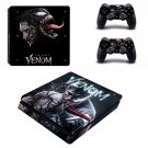 Venom decal skin sticker for PS4 Slim console and controllers