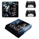 Venom decal skin sticker for PS4 Slim console and controllers
