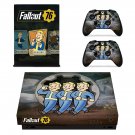 Fallout 76 decal skin sticker for Xbox One X console and controllers