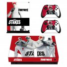 Fortnite decal skin sticker for Xbox One X console and controllers
