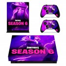 Fortnite decal skin sticker for Xbox One X console and controllers