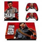 Red Dead Redemption 2 decal skin sticker for Xbox One X console and controllers