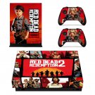 Red Dead Redemption 2 decal skin sticker for Xbox One X console and controllers
