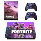 Fortnite decal skin sticker for Xbox One X console and controllers