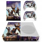 Fortnite decal skin sticker for Xbox One S console and controllers