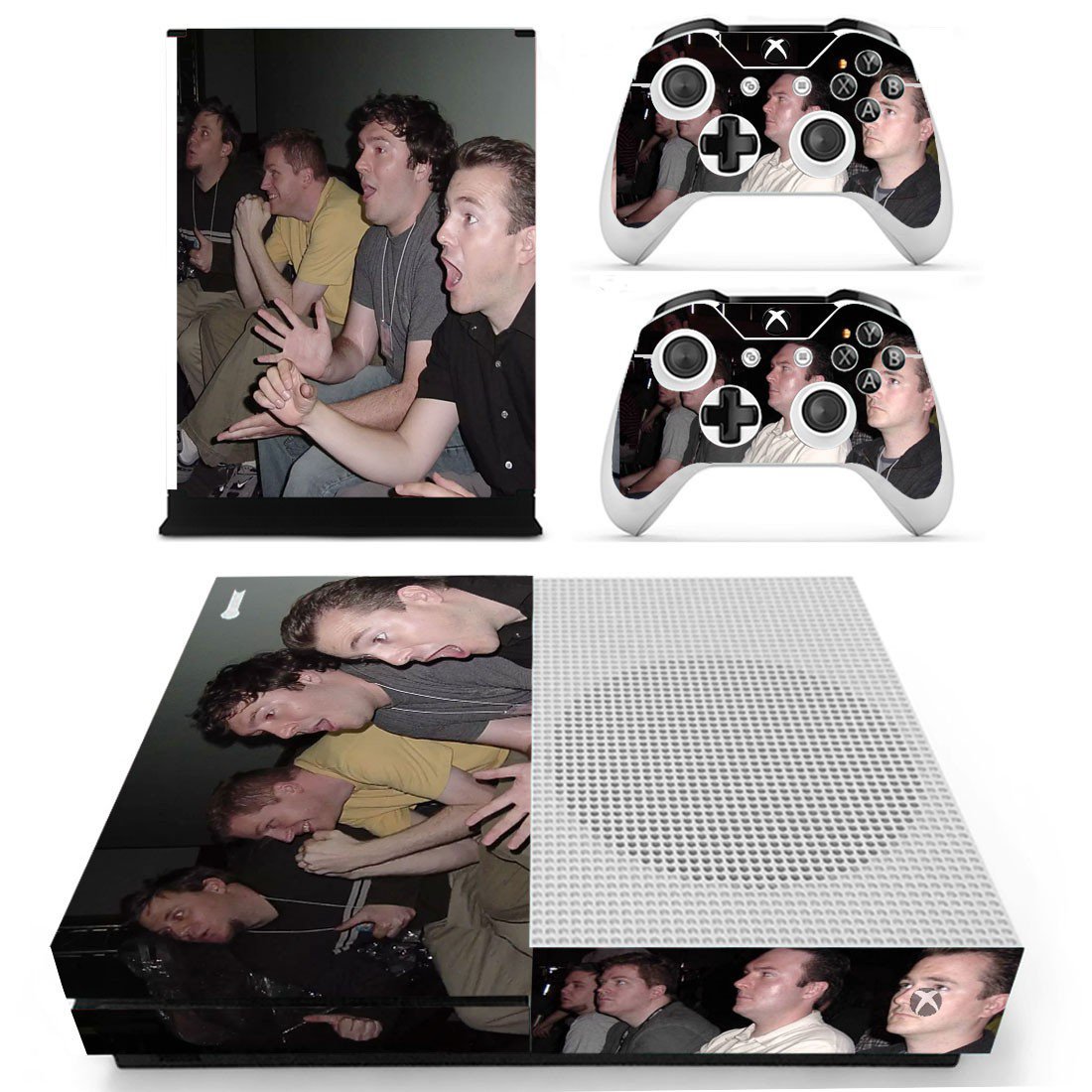 Spider Man decal skin sticker for Xbox One S console and controllers