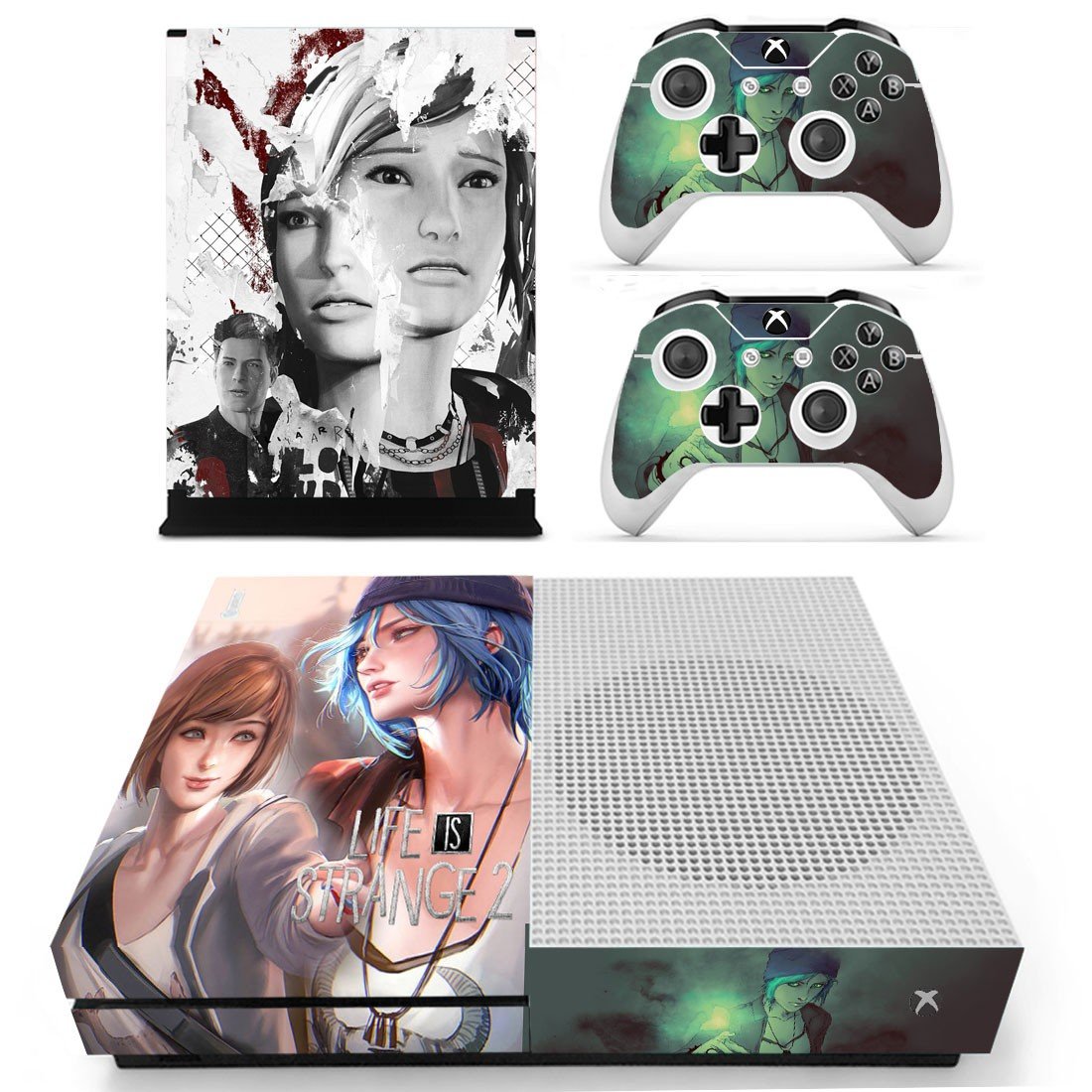 Life is Strange 2 decal skin sticker for Xbox One S console and controllers