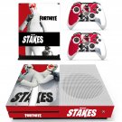 Fortnite decal skin sticker for Xbox One S console and controllers