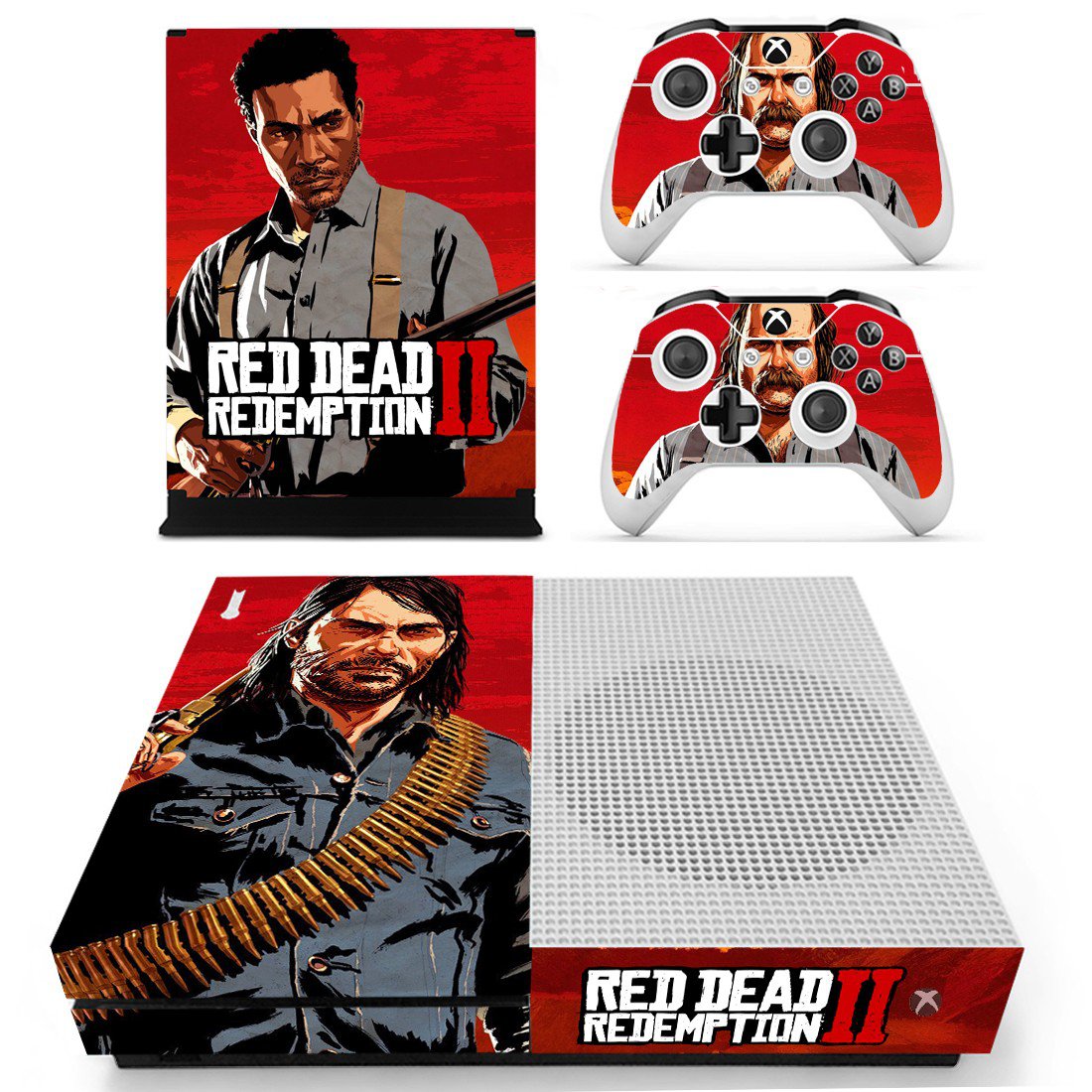 Red Dead Redemption 2 decal skin sticker for Xbox One S console and ...