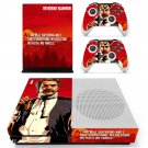 Red Dead Redemption 2 decal skin sticker for Xbox One S console and controllers