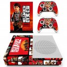 Red Dead Redemption 2 decal skin sticker for Xbox One S console and controllers