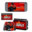 Red Dead Redemption 2 decal skin sticker for Nintendo Switch console and controllers