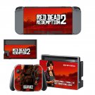 Red Dead Redemption 2 decal skin sticker for Nintendo Switch console and controllers