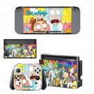 Rick and Morty decal skin sticker for Nintendo Switch console and controllers